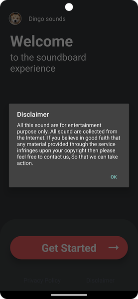 Dingo sounds - Image screenshot of android app