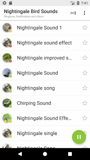 Nightingale Sounds - Image screenshot of android app