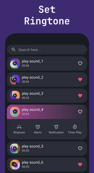 Peacock Sounds - Image screenshot of android app