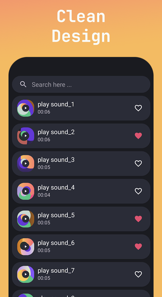 Peacock Sounds - Image screenshot of android app