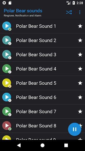 Polar Bear sounds - Image screenshot of android app