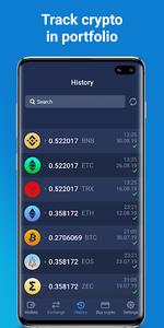 Bitcoin Wallet & Ethereum Ripple ZIL DOT - Image screenshot of android app