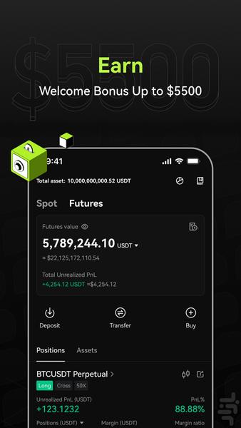 Bitunix: Buy Bitcoin and Crypto - Image screenshot of android app