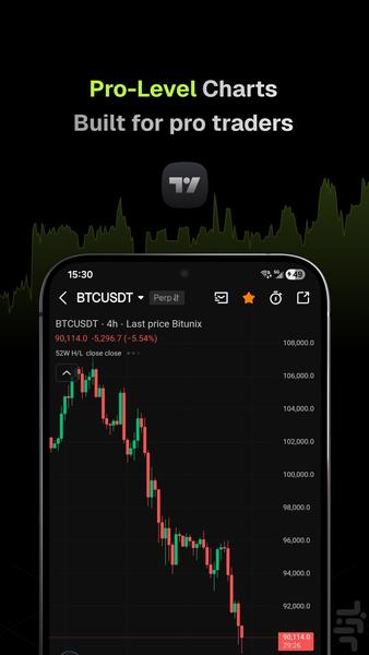 Bitunix: بیت کوین و کریپتو بخرید - عکس برنامه موبایلی اندروید