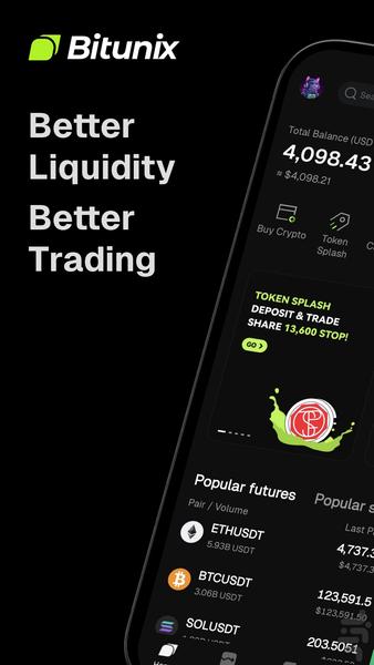 Bitunix: Buy Bitcoin and Crypto - Image screenshot of android app
