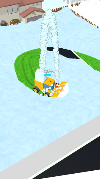 Clean Snow 3D - Gameplay image of android game