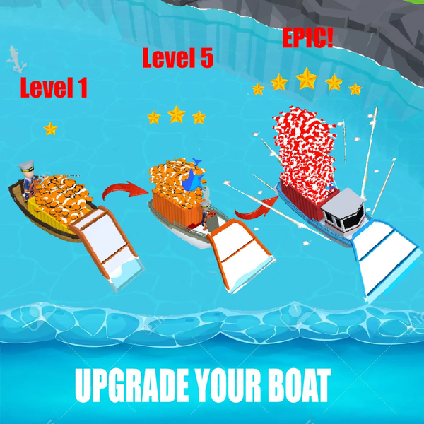 3D Fishing - Gameplay image of android game