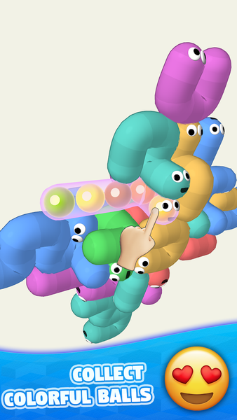 Worm Stack: Tap Away Puzzle - عکس بازی موبایلی اندروید