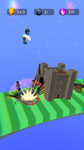 Bomb Flight - Gameplay image of android game