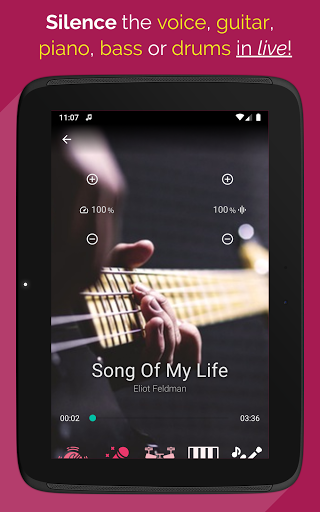 IAmABAND Karaoke Vocal Remover - Image screenshot of android app