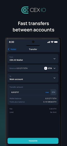 CEX.IO: Trade & Buy Crypto - عکس برنامه موبایلی اندروید