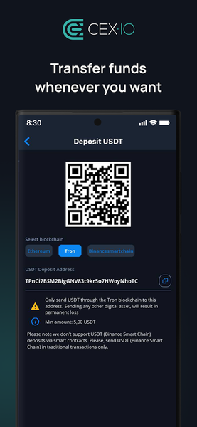 CEX.IO: Trade & Buy Crypto - عکس برنامه موبایلی اندروید