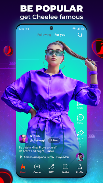 Cheelee: Short Videos for You - Image screenshot of android app