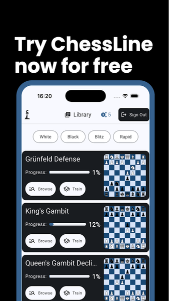 ChessLine - عکس برنامه موبایلی اندروید