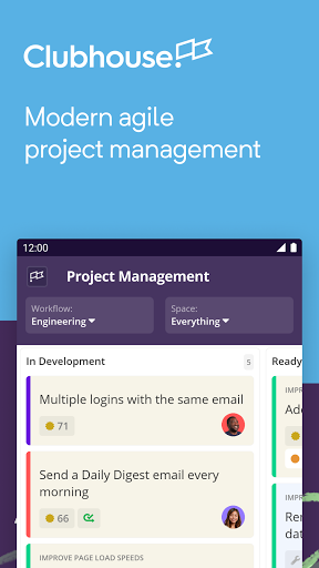 Clubhouse – مدیریت پروژه - عکس برنامه موبایلی اندروید