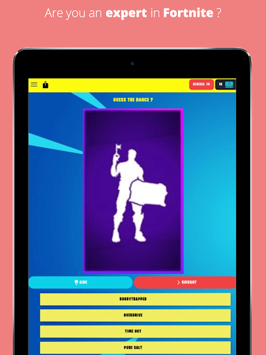 Guess : Dances and skins Fortnite Battle royale - Gameplay image of android game