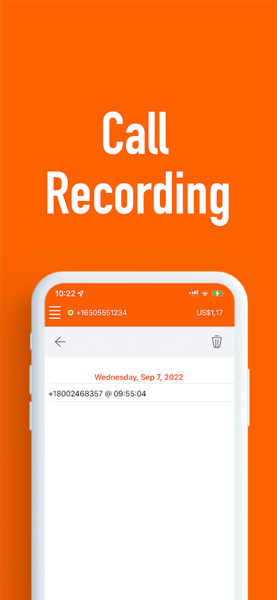 International calls - Image screenshot of android app