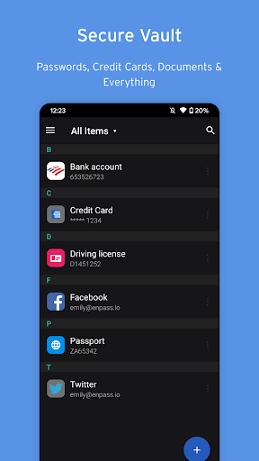 Enpass Password Manager - عکس برنامه موبایلی اندروید