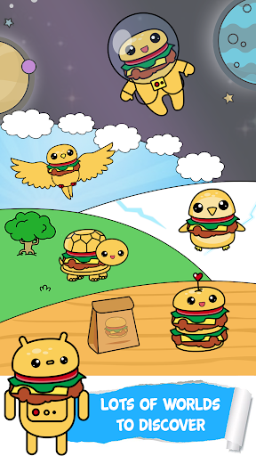 Burger Food Evolution Clicker - عکس بازی موبایلی اندروید