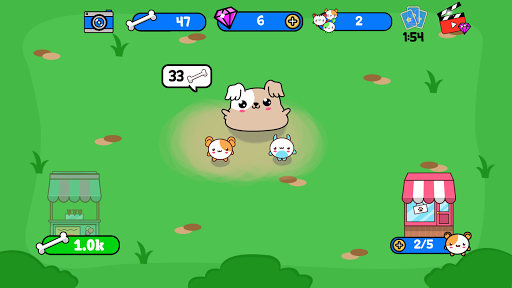 Princess Dog Nom Nom Evolution - Gameplay image of android game