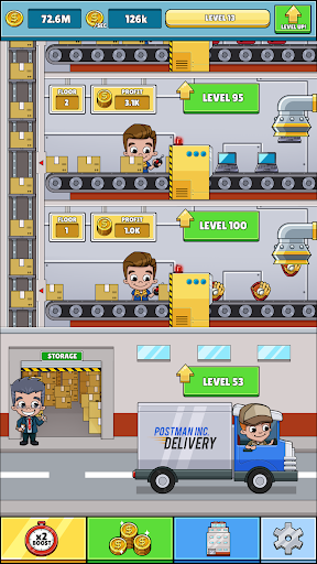 Idle Box Tycoon - Incremental Factory Game - عکس بازی موبایلی اندروید