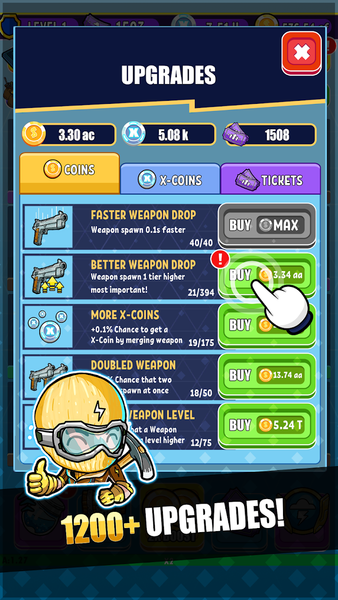 Idle Royale Merge Manager RPG - Image screenshot of android app