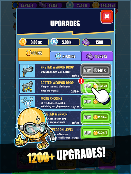 Idle Royale Merge Manager RPG - Image screenshot of android app