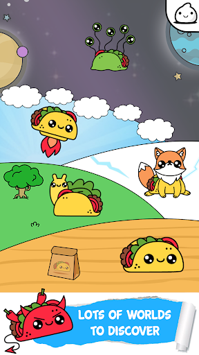 Taco Evolution Food Clicker - Gameplay image of android game