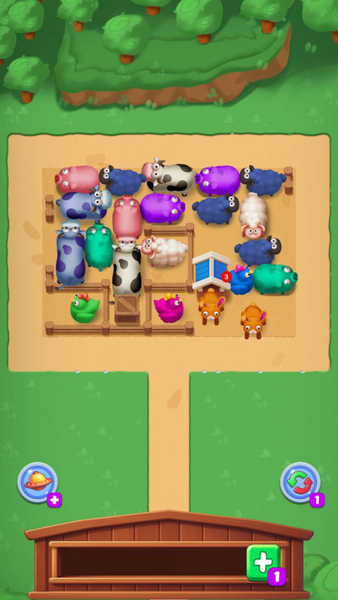 Farm Crazy: Chicken Jam Puzzle - Gameplay image of android game