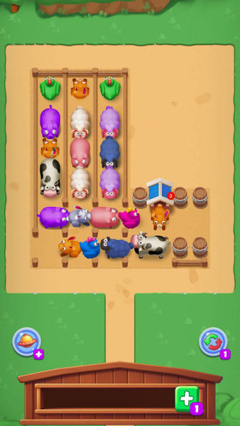 Farm Crazy: Chicken Jam Puzzle - Gameplay image of android game