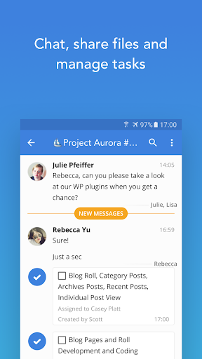 Fleep - Free Team Messenger - Image screenshot of android app