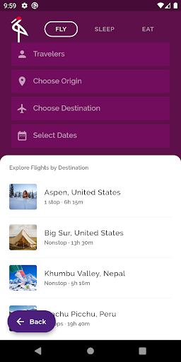 Flutter Gallery - Image screenshot of android app
