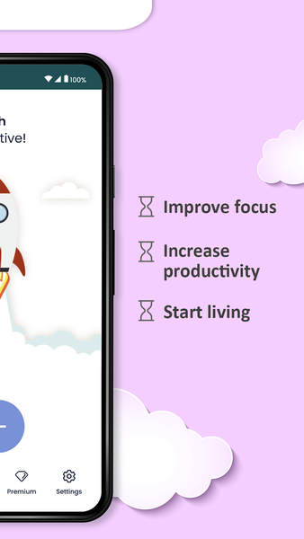 DTox by BlockerX: Screen time - Image screenshot of android app