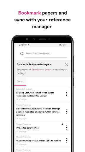 Researcher: Discover & Discuss - Image screenshot of android app