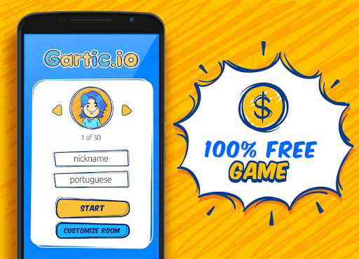 Gartic.io - Draw, Guess, WIN - Gameplay image of android game