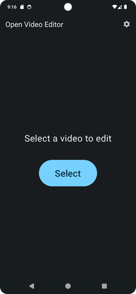 Open Video Editor - عکس برنامه موبایلی اندروید