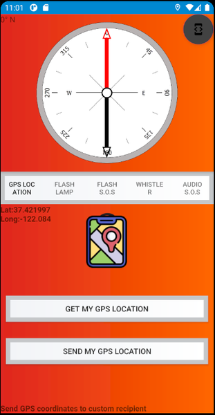 SOS Beacon & Locator - Image screenshot of android app