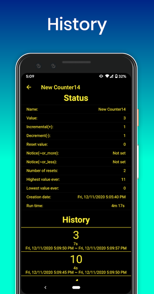 Smart Tally Counter + Widget - عکس برنامه موبایلی اندروید
