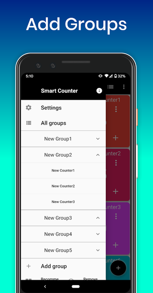 Smart Tally Counter + Widget - عکس برنامه موبایلی اندروید