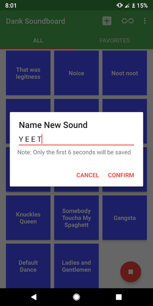 Dank Soundboard - Image screenshot of android app