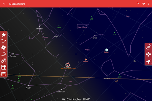 Telescope.Touch planetarium - عکس برنامه موبایلی اندروید