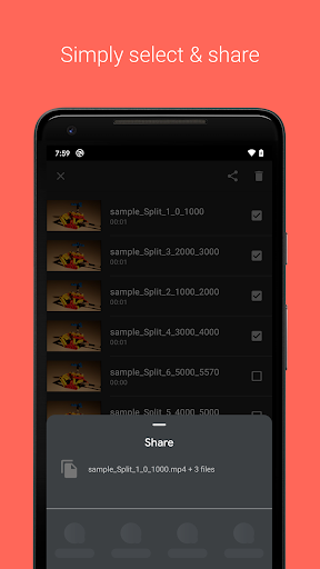 Video Splitter - Image screenshot of android app
