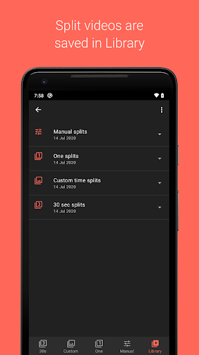 Video Splitter - Image screenshot of android app