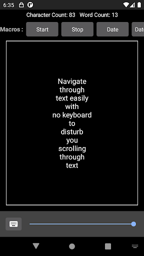 No Keyboard: Hideable keyboard - Image screenshot of android app
