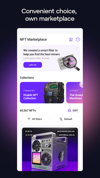 GoMining: Mining, Using BTC - عکس برنامه موبایلی اندروید