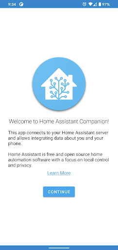 Home Assistant - عکس برنامه موبایلی اندروید