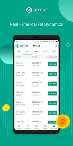 Hotbit - Image screenshot of android app