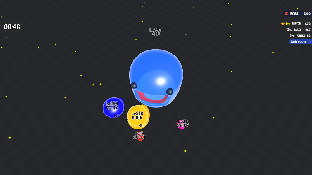 Clash of Slimes: IO Game - Gameplay image of android game
