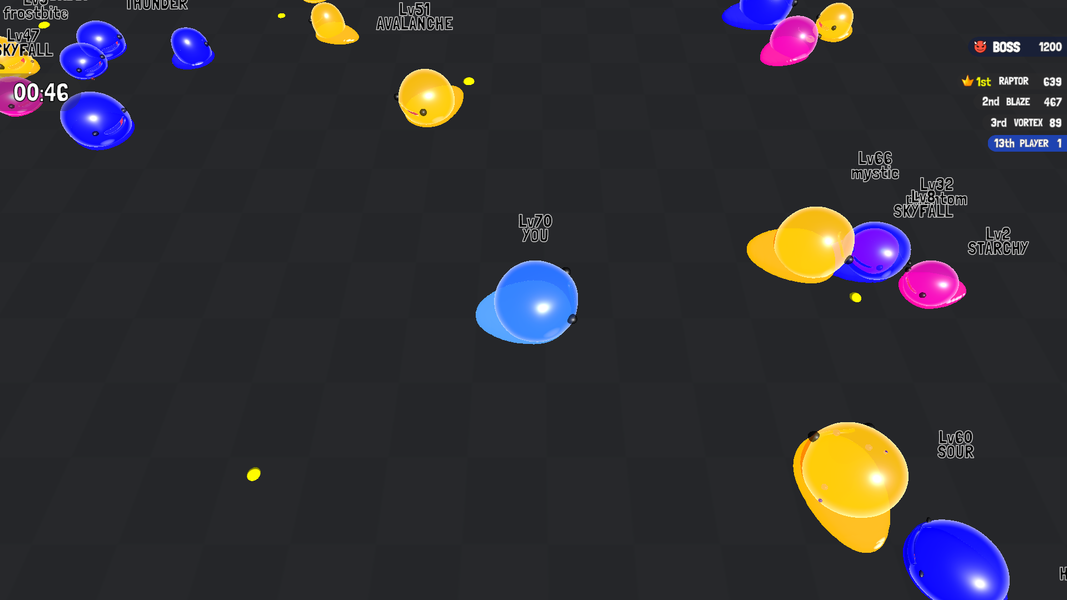 Clash of Slimes: IO Game - Gameplay image of android game