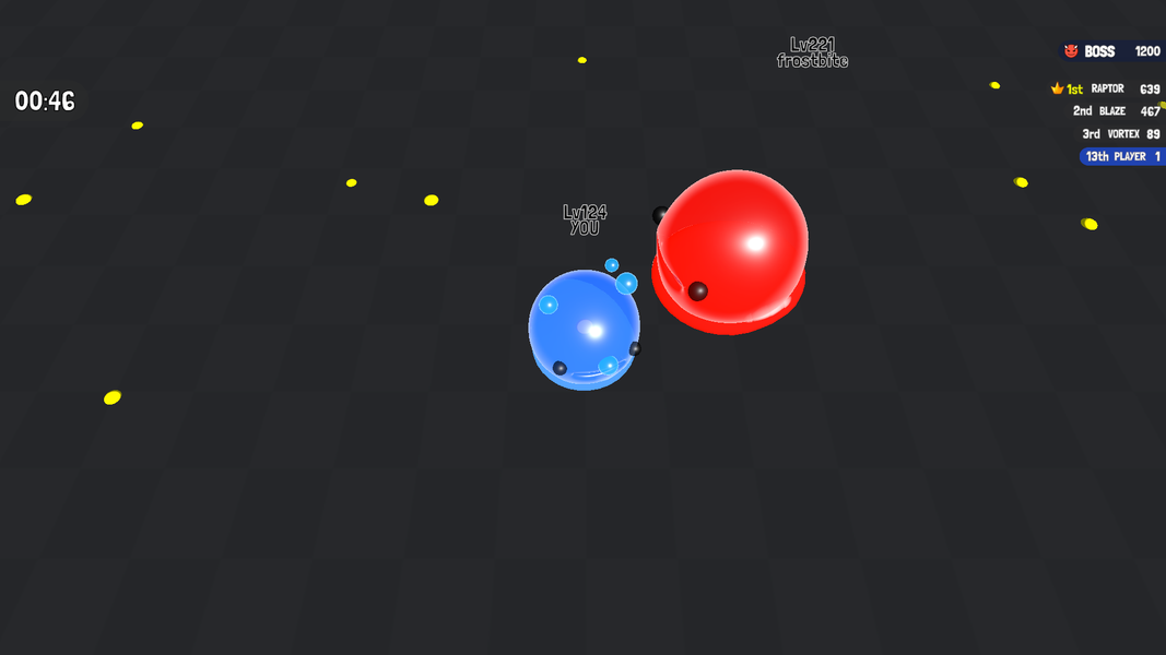 Clash of Slimes: IO Game - Gameplay image of android game